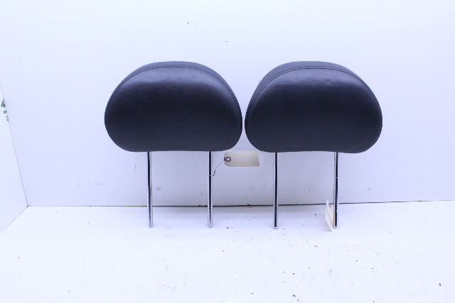 2001-2006 BMW M3 M Sport Stitched Front Leather Headrest Head Rest Pair OEM