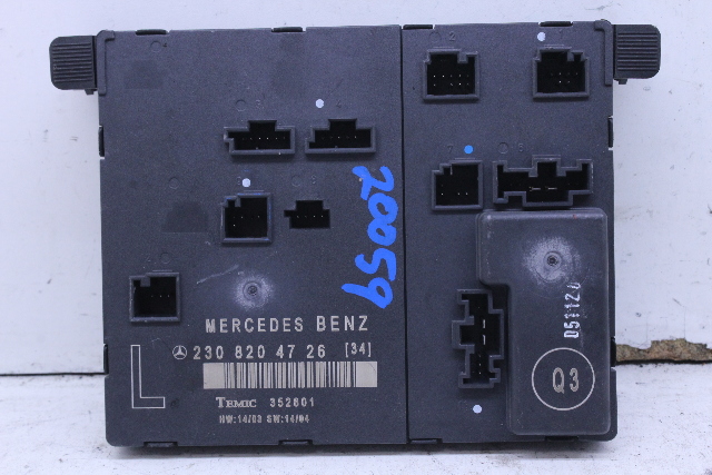 2006 Mercedes Benz SL500 R230 Front Left Door Control Module - 2308204726 OEM