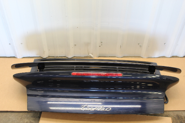 2001-2004 Porsche 911 996 Turbo Spoiler Wing Engine Trunk Deck Lid Has Damage OEM