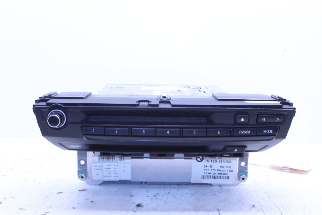 2008 BMW X5 AM FM CD DVD Audio Player 9185543 OEM