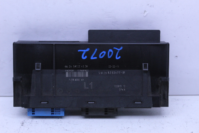 2011 BMW 328i 335i Body Control Footwell Module OEM
