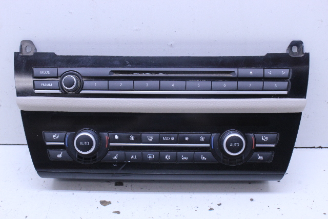 2011-2015 BMW 528i 535i 550i Audio Climate Temperature Control Panel OEM