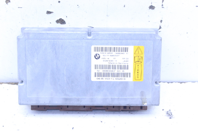 2006 BMW 750Li E65 SRS Control Module 6983067 OEM