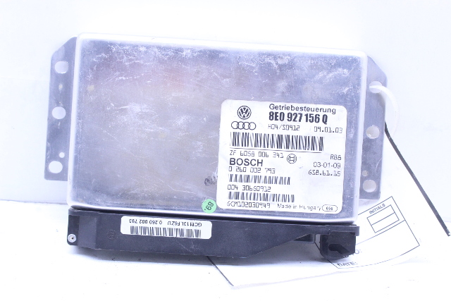 2003 Audi A4 Transmission Control Module TCU TCM 8E0927156Q OEM