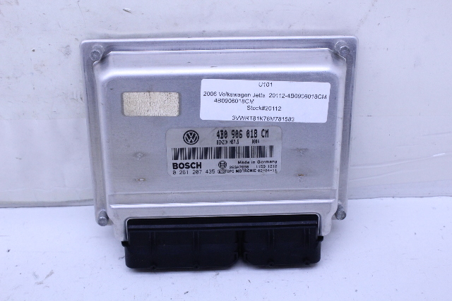 2002 Volkswagen Passat Engine Computer Module ECU ECM DME 4B0906018CM OEM
