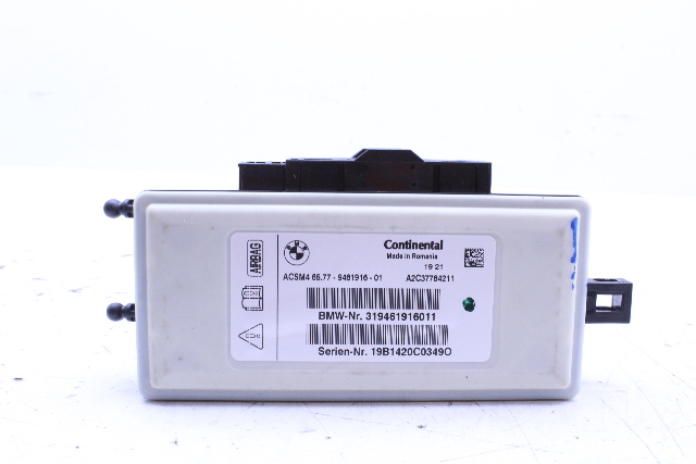 BMW Air Bag Control Module 65779461916 OEM