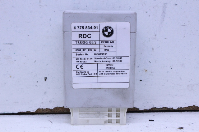 BMW TPMS Tire Pressure Sensor Module 36236775834 OEM