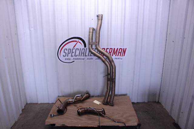 2015 2016 2017 2018 BMW M4 F32 Catless Downpipe Mid Pipe Damaged Stock#20128