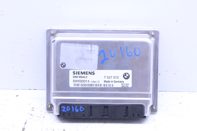2003 BMW Z4 E36 Engine Computer Module ECU ECM DME DME 7535972, 7527072 OEM