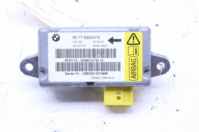 2002 BMW 745i E65 Front SRS Sensor Right OEM