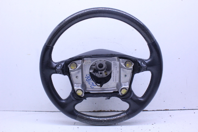 Porsche 911 Boxster Steering Wheel 4 Spoke Tiptronic Carbon Fiber Cracked OEM