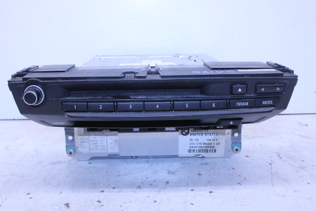 2008 BMW X5 AM FM CD DVD Audio Player 9185543 OEM