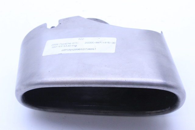 2009 2010 2011 2012 Porsche 911 997.2 Exhaust Muffler Tip Left 99711115130 OEM