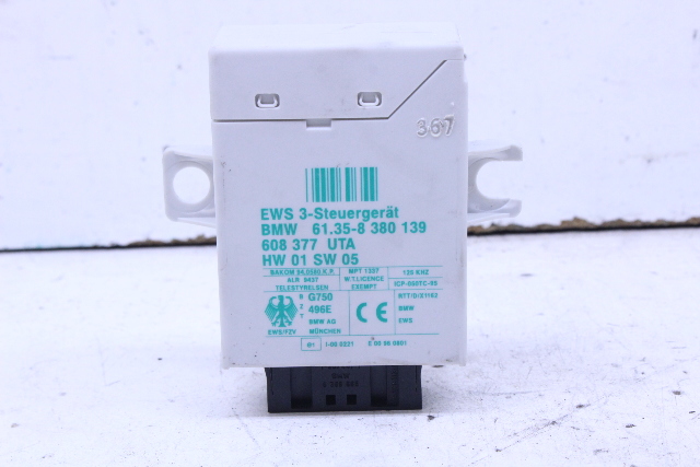 1998 BMW 528i E39 Immobilizer Theft Locking Control Module 61358380139 OEM