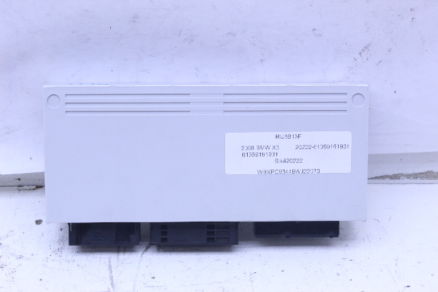 2008 BMW X3 Body Control Module BCM Basic 5 - 61359161931 OEM