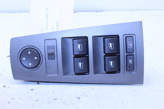 2005 BMW 745Li E66 Power Window Switch Front Left Driver Master 6917105 OEM