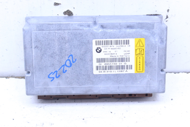 2005 BMW 745Li E66 SRS Central Gateway Control Module 6955150 OEM
