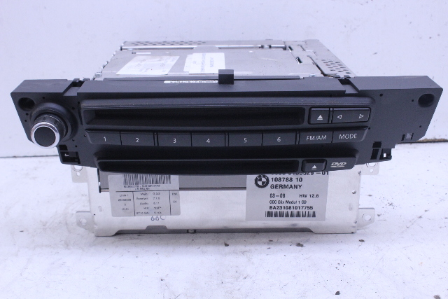 2008 BMW 650i E63 CIC Navigation Radio CD DVD Player Tuner - 65839185529 OEM