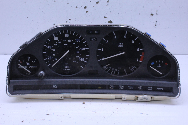 1989 1990 1991 BMW 325i Speedometer Instrument Cluster OEM