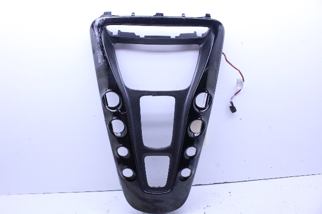 2016 Mercedes AMG GT S Console Shift Bezel Carbon Fiber DAMAGED OEM