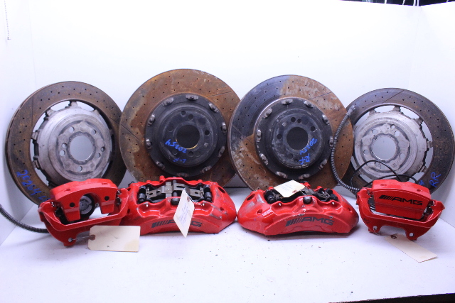 2016 2017 Mercedes AMG AMG GT S Brake Caliper Rotor Set Front Rear Brembo