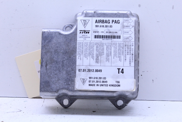 2012-2016 Porsche 911 Boxster Cayman Airbag Computer 99161820103 OEM