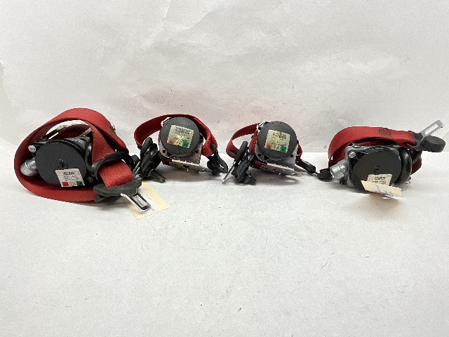 2012 2013 2014 2015 2016 Porsche 911 991 Coupe Seat Belts RED Set OEM