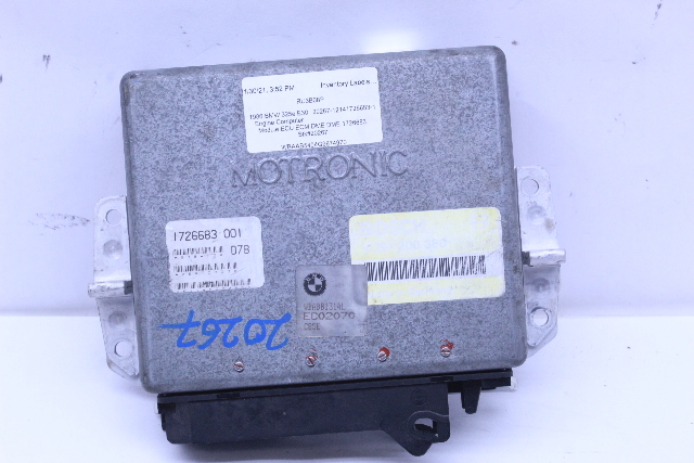 1986 BMW 325e E30 Engine Computer Module ECU ECM DME DME 1726683 OEM