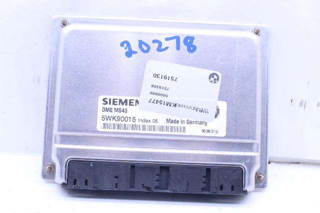 2002 BMW 330i Engine Control Computer ECU ECM 7519130 OEM