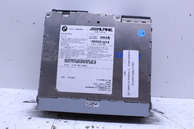 2011 BMW X3 AM FM Sirius Satellite Radio Receiver 9258939 OEM