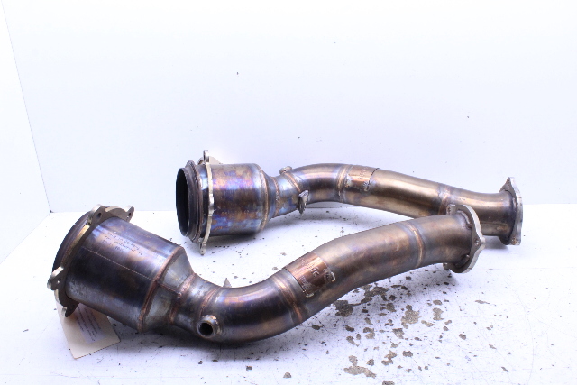 2012 2013 2014 Porsche Cayenne 4.8 Exhaust Header Downpipe Cargraphic 200 Cell OEM