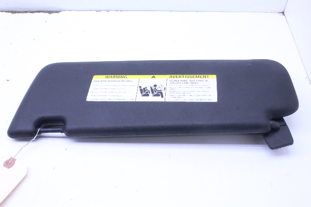2011-2017 BMW X3 X4 Right Sun Visor Black 51168062218 OEM