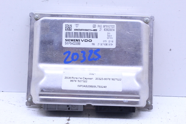 2009 Porsche Boxster Cayman 987 Transmission Control Module TCM TCU PDK OEM