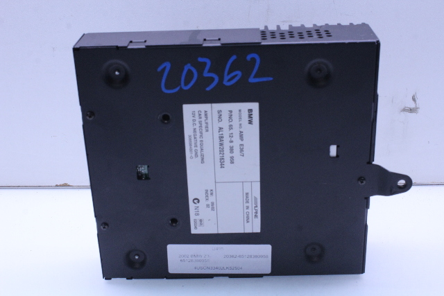 2000-2002 BMW Z3 E36 Amp Amplifier 65128380958 OEM