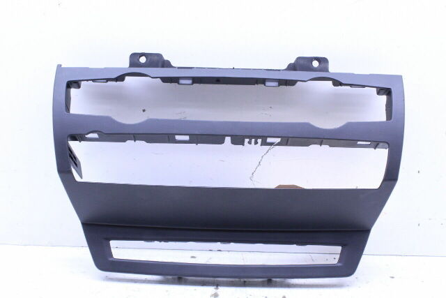 2007-2013 BMW X5 X6 Dash Stereo Climate Control Trim Bezel - 51456967464 OEM