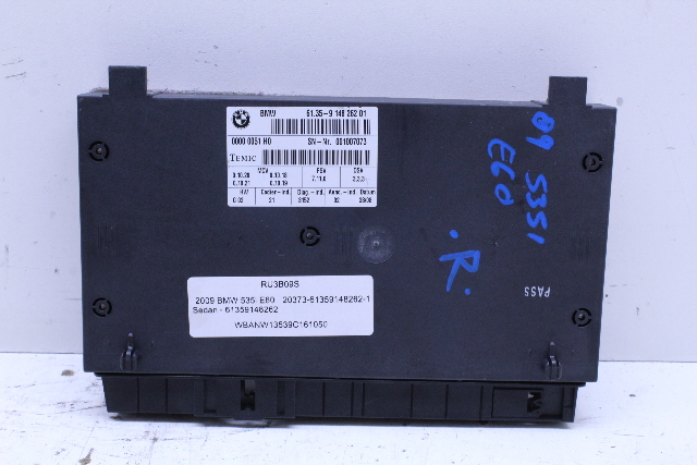 BMW 535i X5 X6 E65 E71 Seat Control Module 9148262 OEM