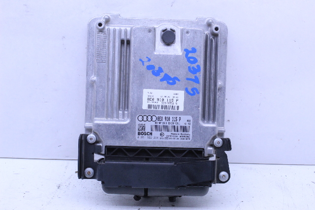 2007 Audi A4 2.0 Engine Computer Module ECU ECM DME 8E0910115P OEM