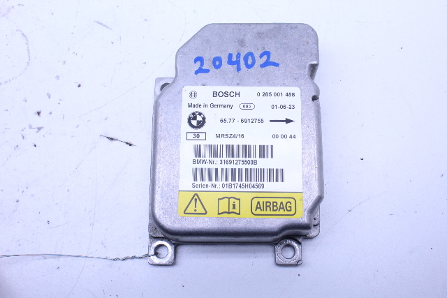 2001-2005 BMW 330i M3 X5 SRS Control Module 65776912755 OEM