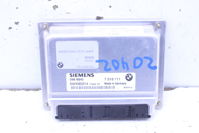 2001 BMW X5 Engine Computer Module ECU ECM DME OEM