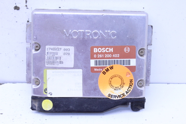 1992 BMW 325i Engine Computer Module ECU ECM DME DME 1748037 Stock#20412 OEM