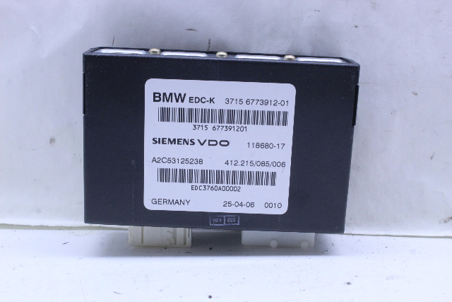 2006 BMW M5 Electronic Damper Suspension Control Module 6773912 OEM