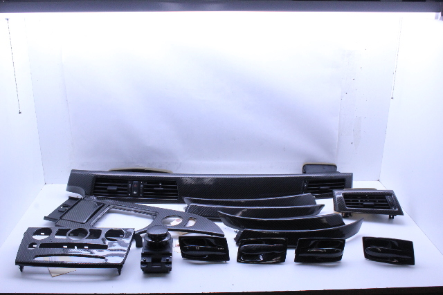2006 2007 2008 BMW M5 Dinmann Carbon Fiber Dash Door Console Has Some Defect OEM