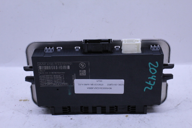 BMW 528i 535i 550i 640i 650i 750i X3 Footwell Module 61359313929 OEM