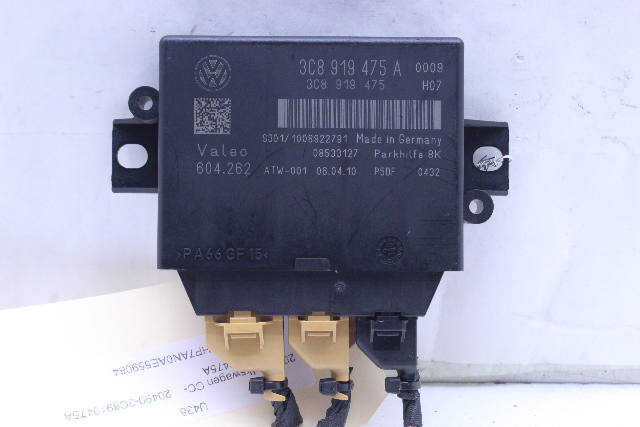 2010 Volkswagen CC Parking Distance Control Module PDC 3C8919475A OEM