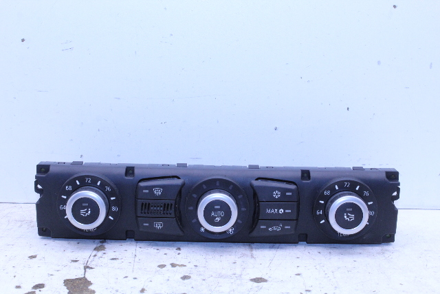 2008 BMW 528i Climate Temperature Control Panel OEM