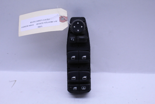 2011-2016 BMW 528i 535i 550i Power Window Switch Left - 61319238240 OEM