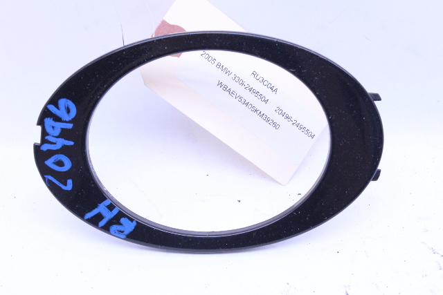 2005 BMW 330i Fog Light Trim Cover Right 2495504 OEM