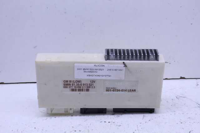 2001-2003 BMW 525i 530i 540i E39 Basic Module BCM 61356913521 OEM