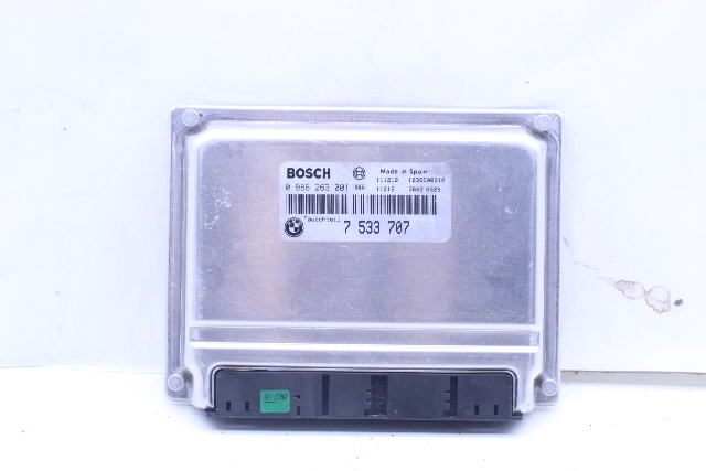 2001 BMW 740iL E38 Engine Computer Module ECU ECM DME 7533707 OEM