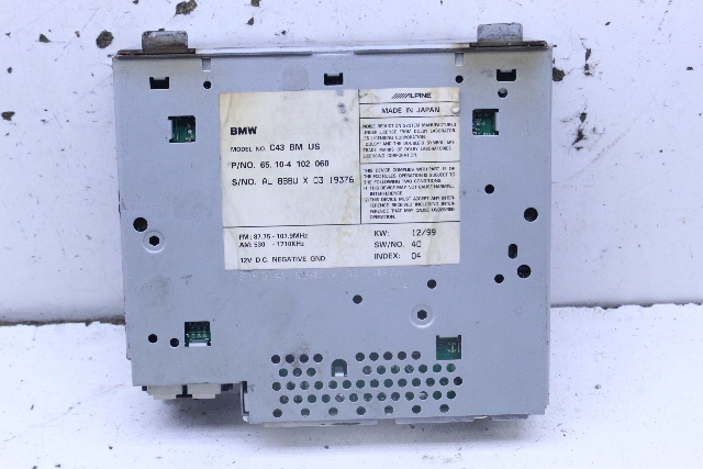 2000 BMW 740iL E38 Radio Receiver OEM